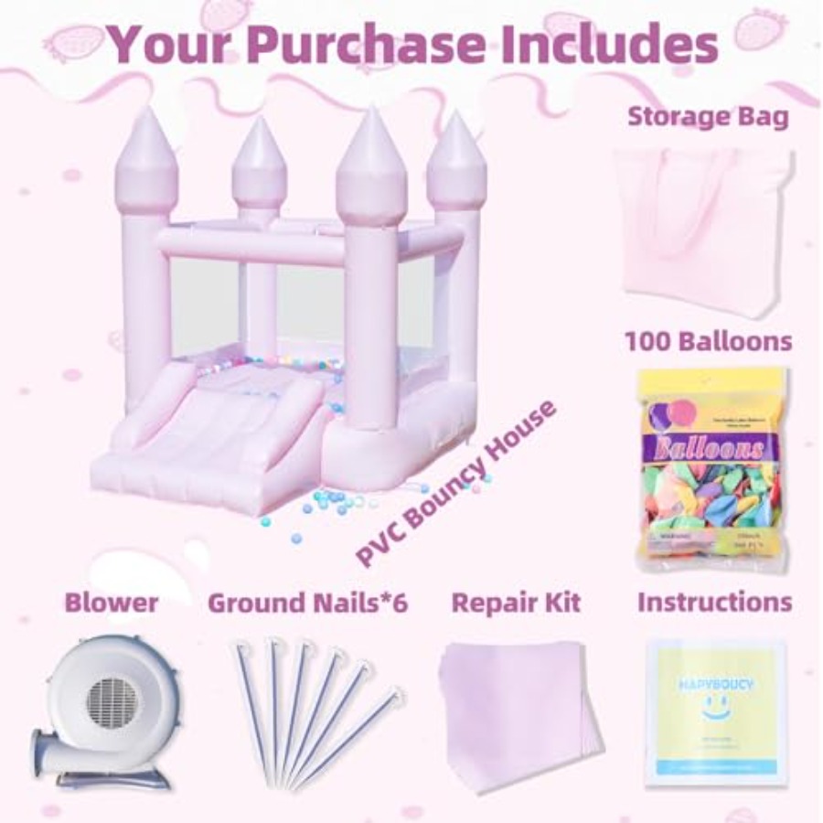 Dmuchany zamek z PVC dla dziec – Kids Outdoor Bounce House recenzja i cena
